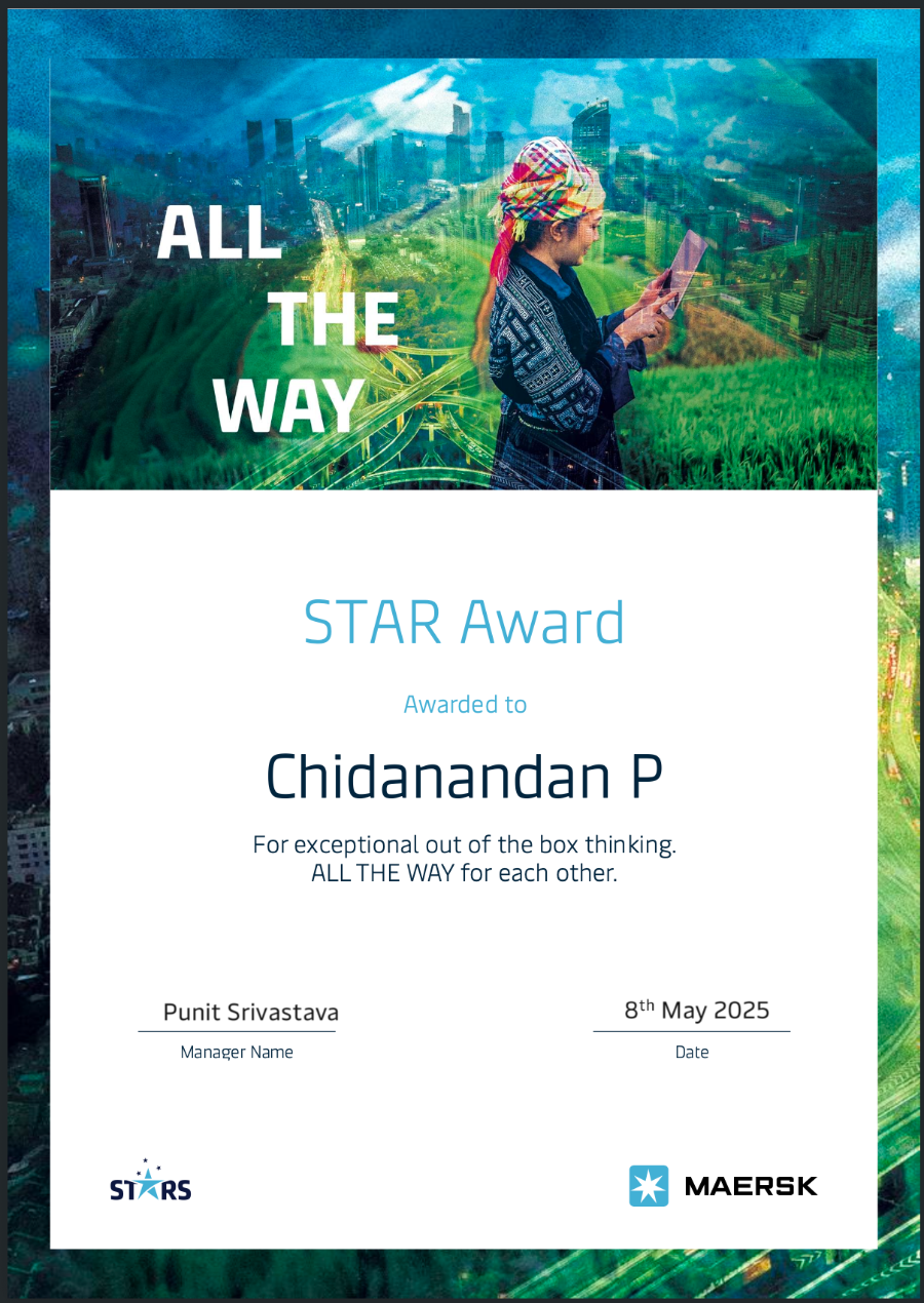 Star Award — All the Way